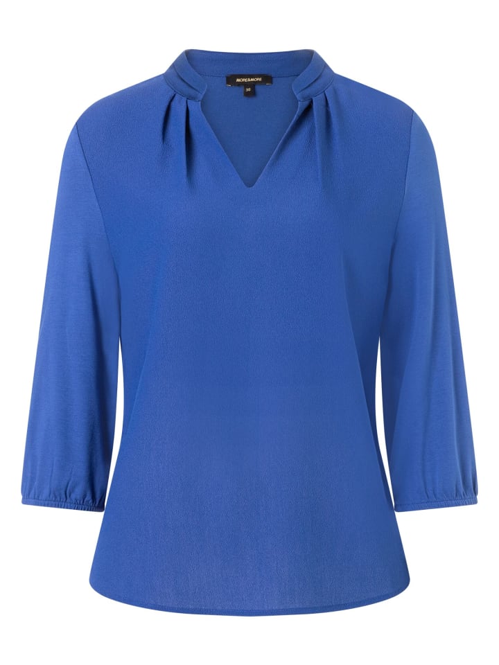 More & More Blusenshirt in blau günstig kaufen