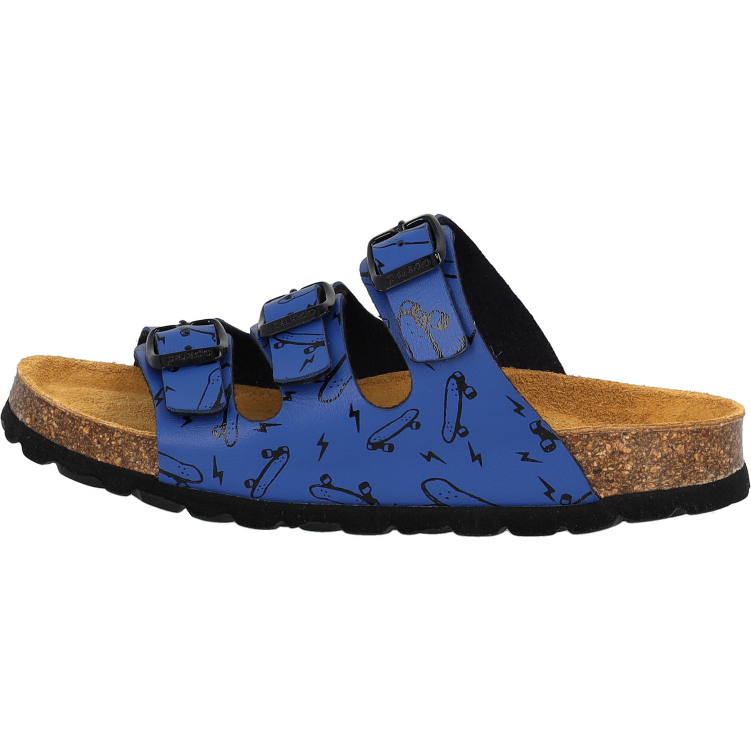 Palado Kids Capri B Print, Pantoletten, Kinder, Blau Skater