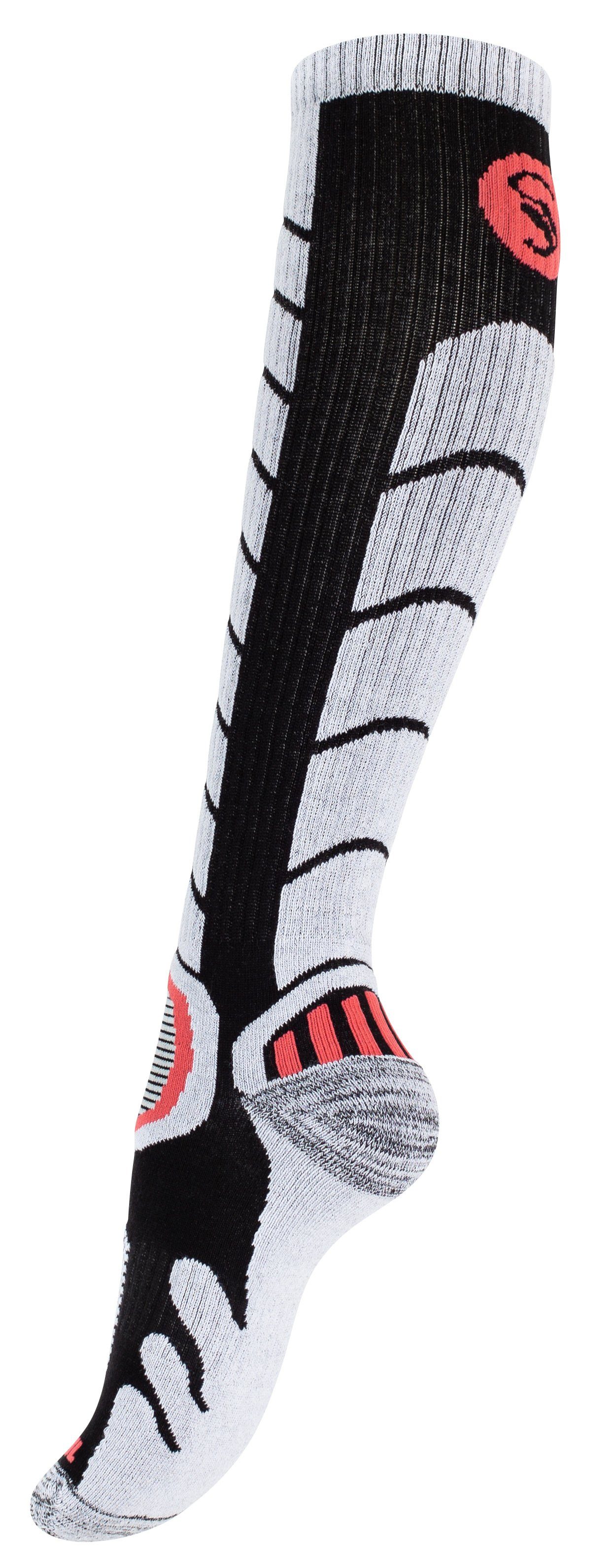 Stark Soul® Skisocken Ski & Snowboard Socken mit Spezialpolsterung, 2 Paar 2 Paar