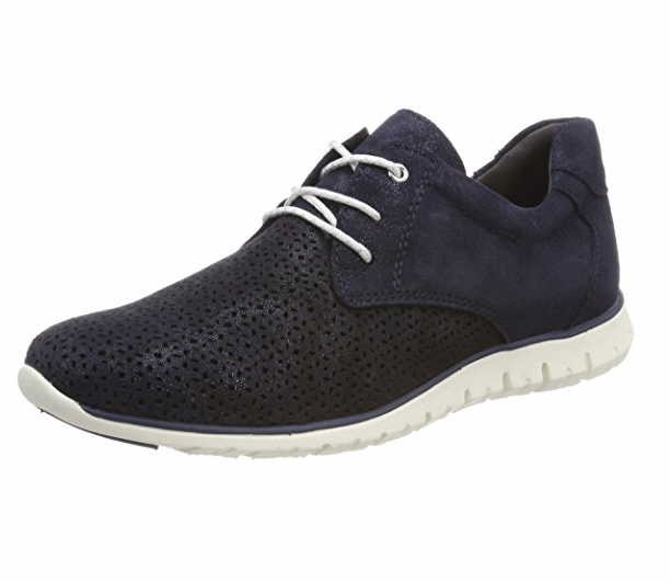 MARCO TOZZI Freizeit Schnürer blau navy metallic