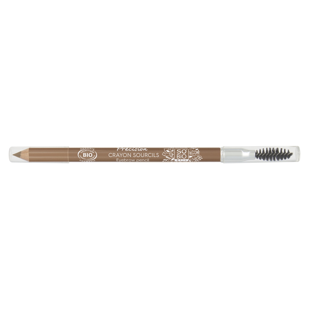 LÉA NATURE SO BiO étic Crayon sourcils, Précision, 01 Châtain clair Crayon sourcils