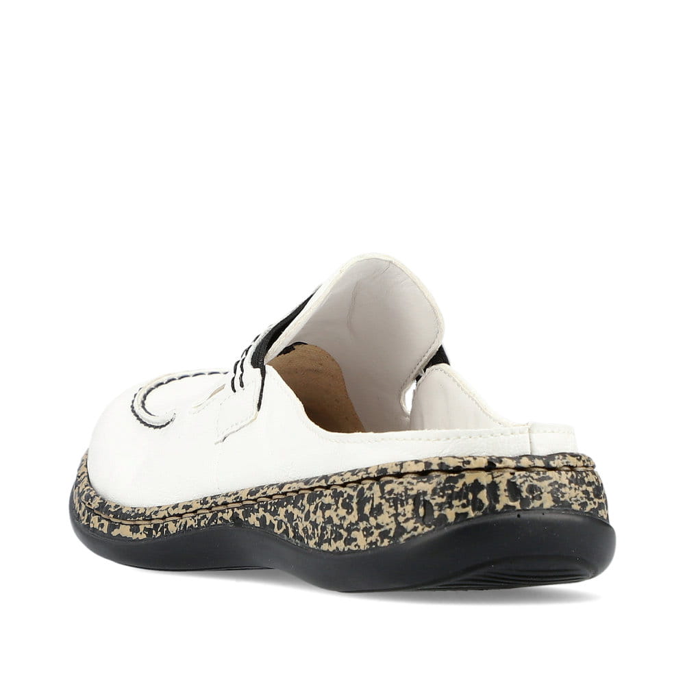 Rieker Damen Clogs altweiß