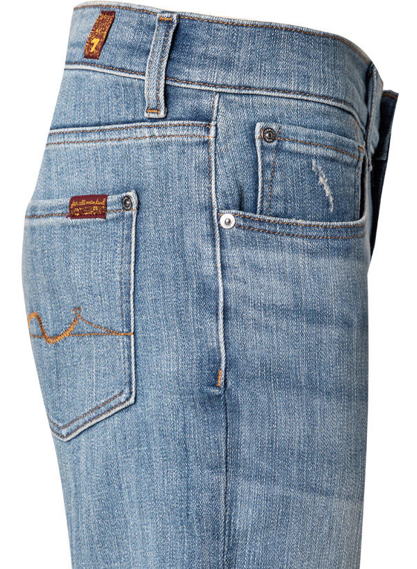 7 for all mankind, Jeans Slimmy Tapered, Baumwoll-Stretch, hellblau