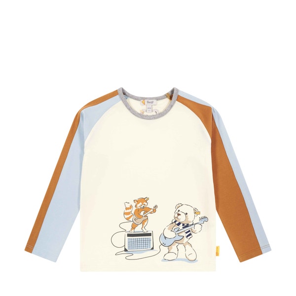 T-Shirt langarm, beige für Jungs