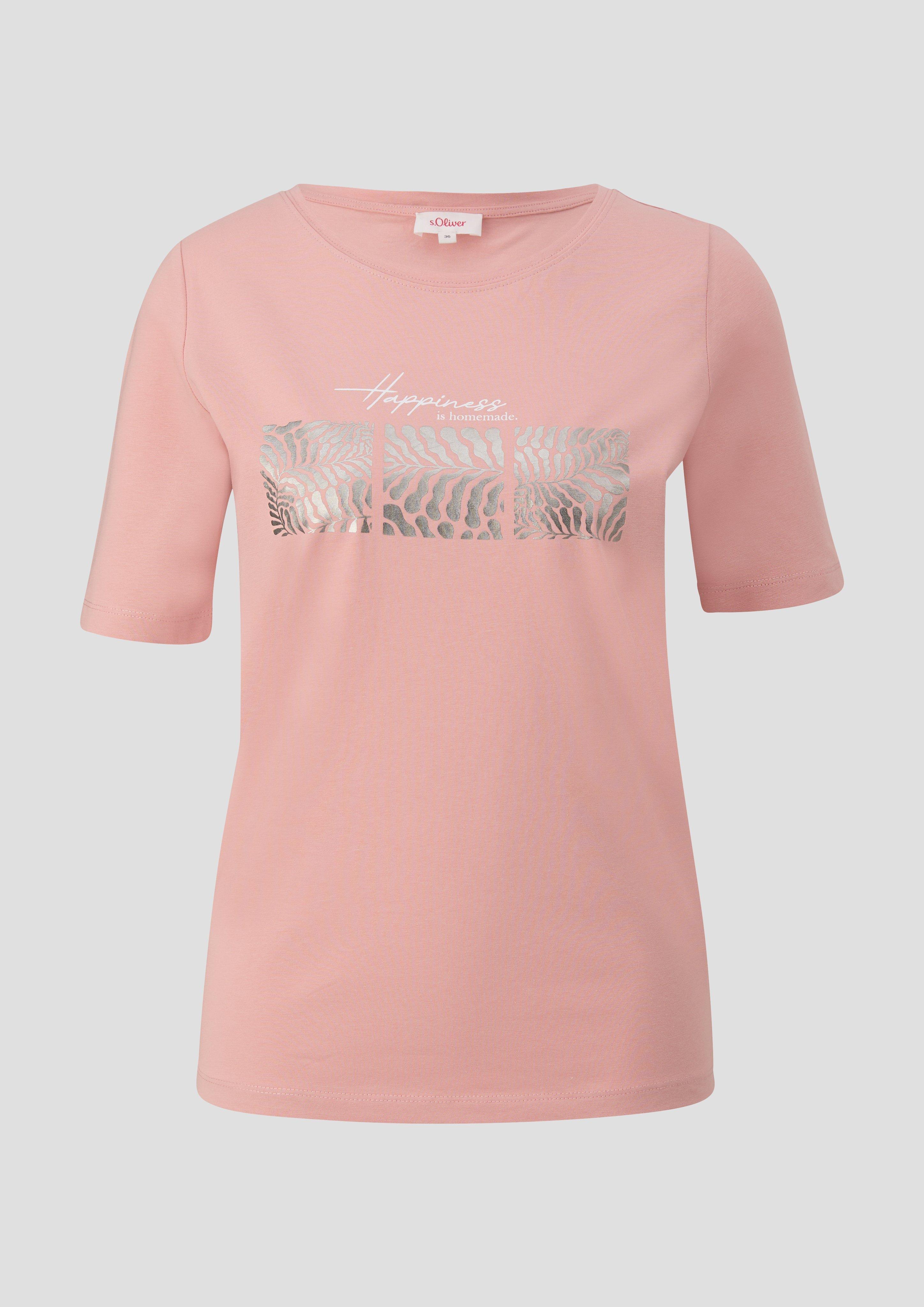 T-Shirt mit Frontprint  2144441-42D3