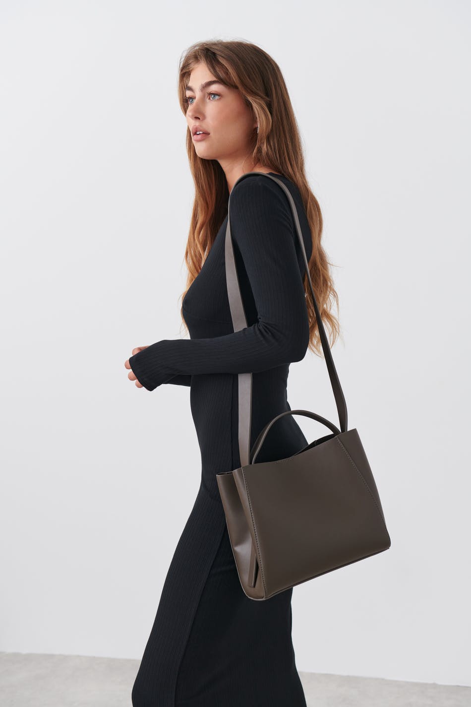 Pu midi bag