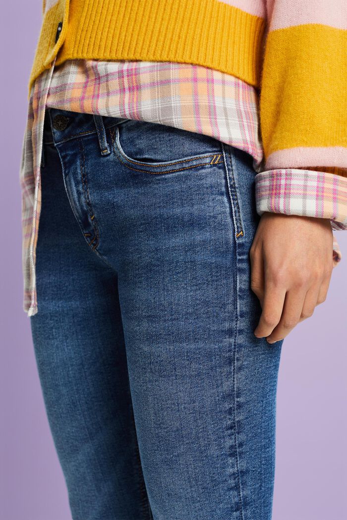 Skinny Jeans mit mittlerer Bundhöhe