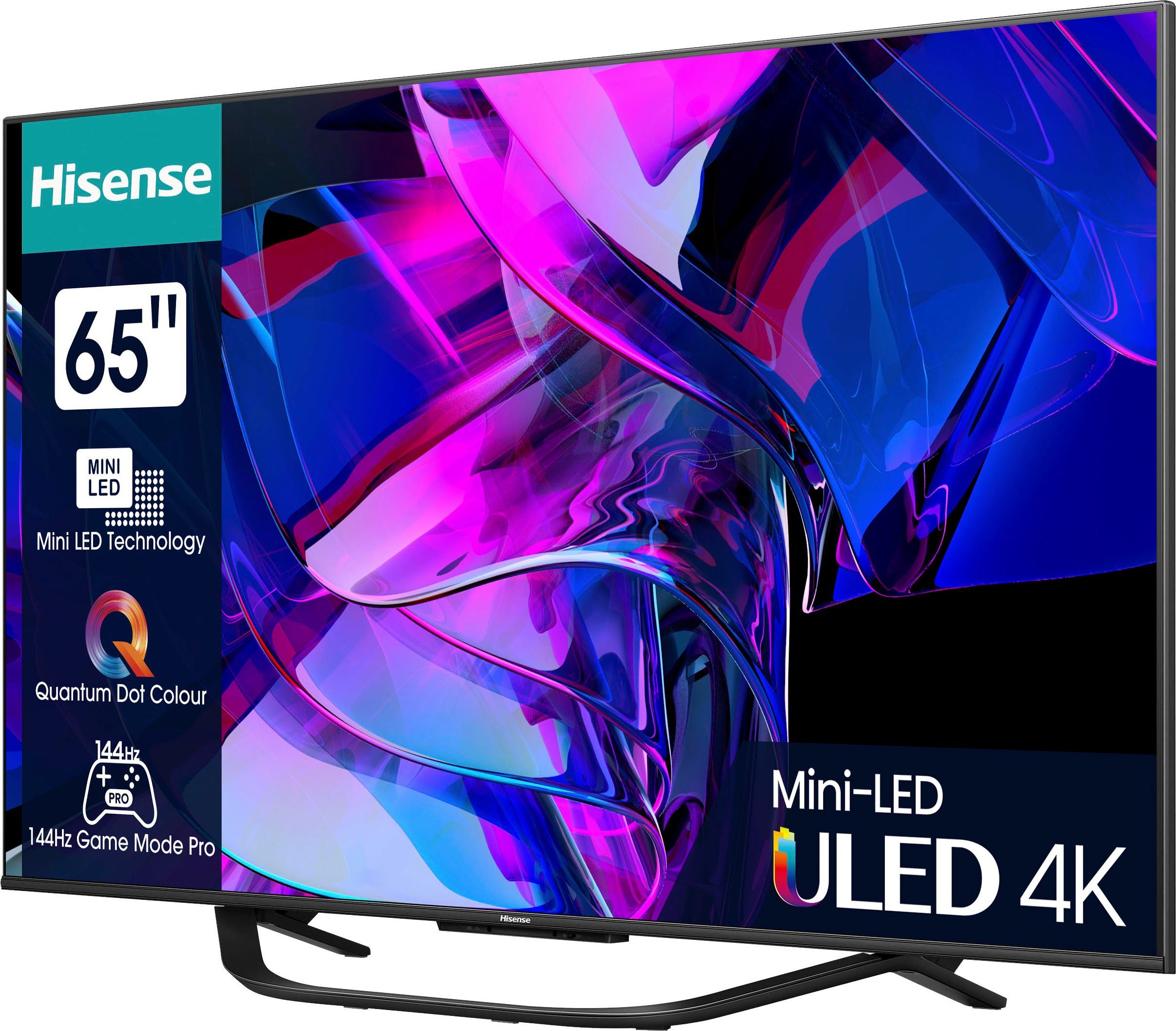 Hisense 65U7KQ Mini-LED-Fernseher (164 cm/65 Zoll, 4K Ultra HD, Smart-TV)