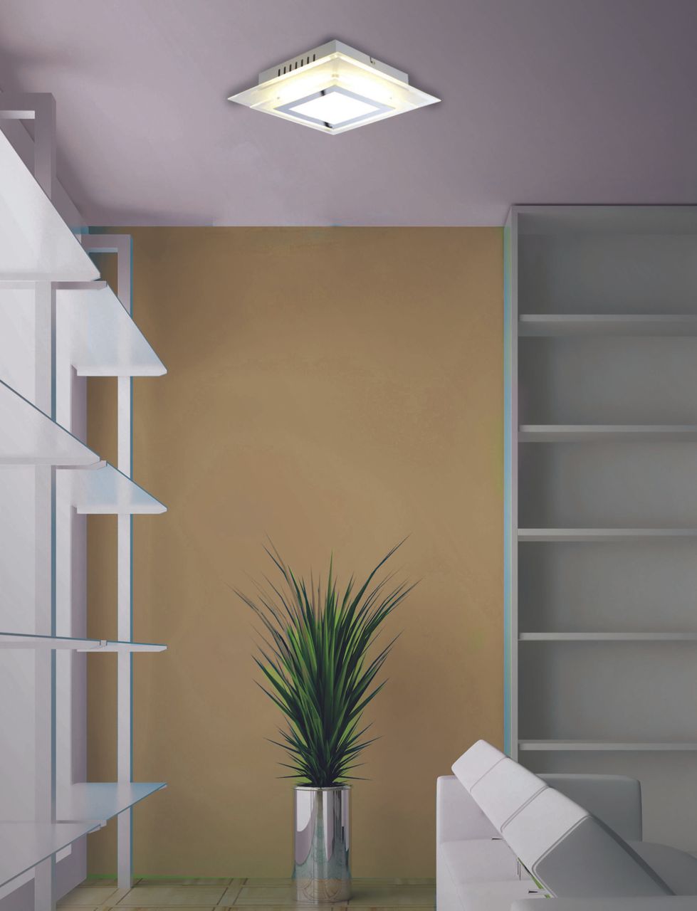 Näve Leuchten LED Wand- und Deckenleuchte 