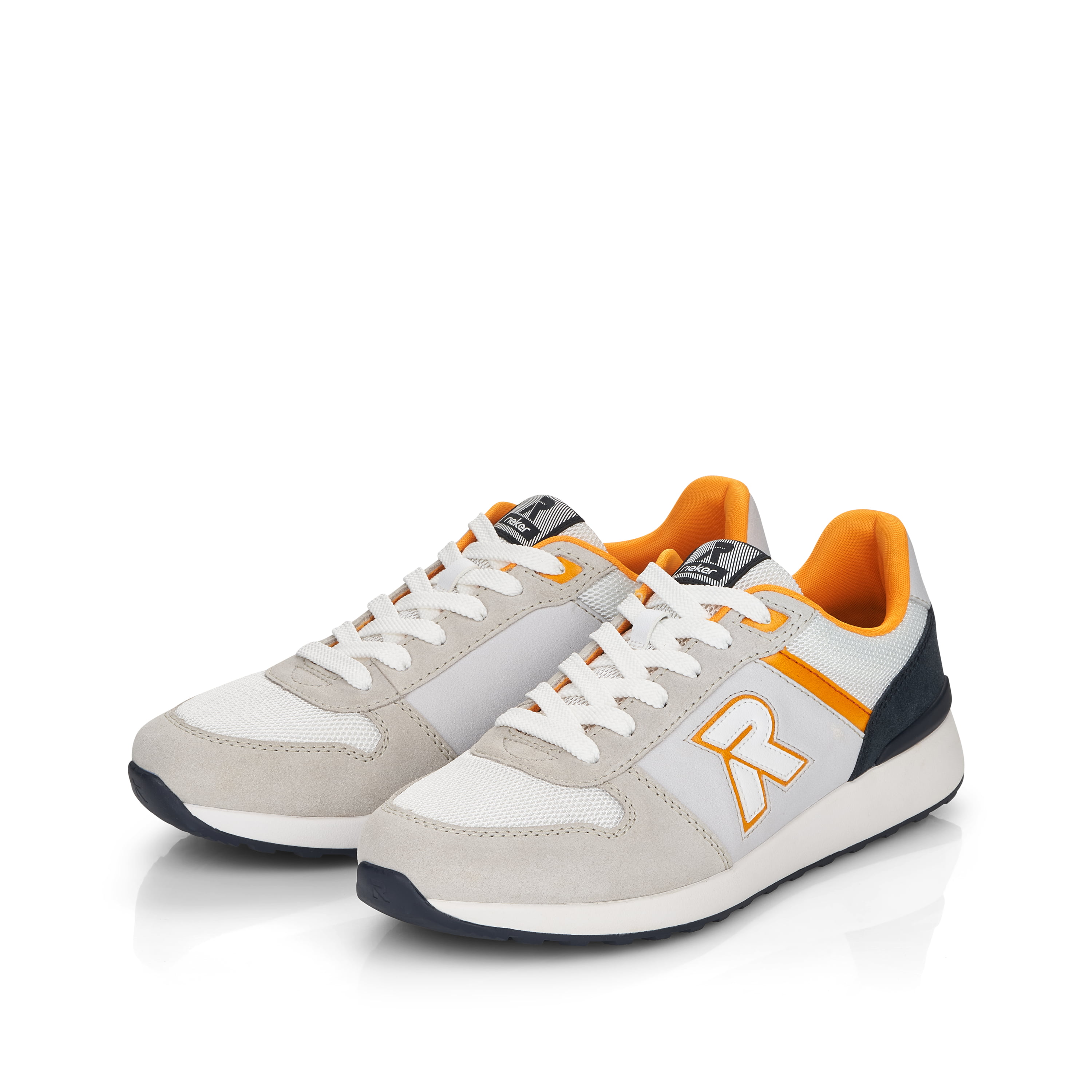 Rieker Herren Sneaker Low stone grey