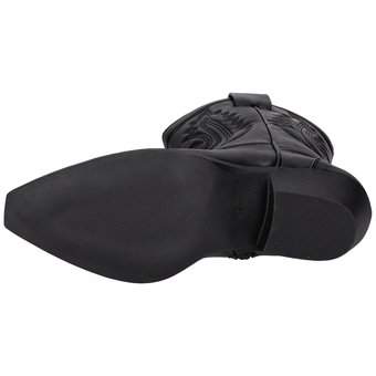 Barbarella Cowboy Boots in schwarz