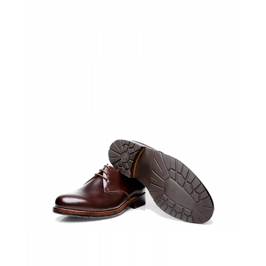 Heinrich Dinkelacker - Businessschuhe Derby JANOSH K PLAIN H Nubukleder - braun