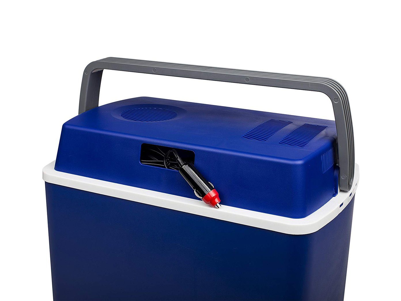 Campart Elektrische Kühlbox, 22 l, kleine Kühltasche mit 12V Strom für Auto thermoelektrisch & Umformer