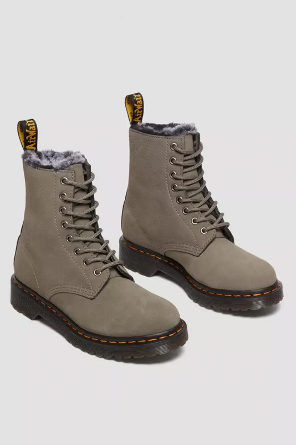 Dr. Martens  Stiefelette - Grau - Blockabsatz