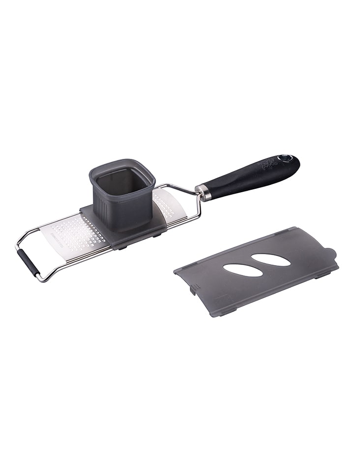 Fackelmann Handreibe in Silber/ Schwarz - (L)31 cm günstig kaufen onesize