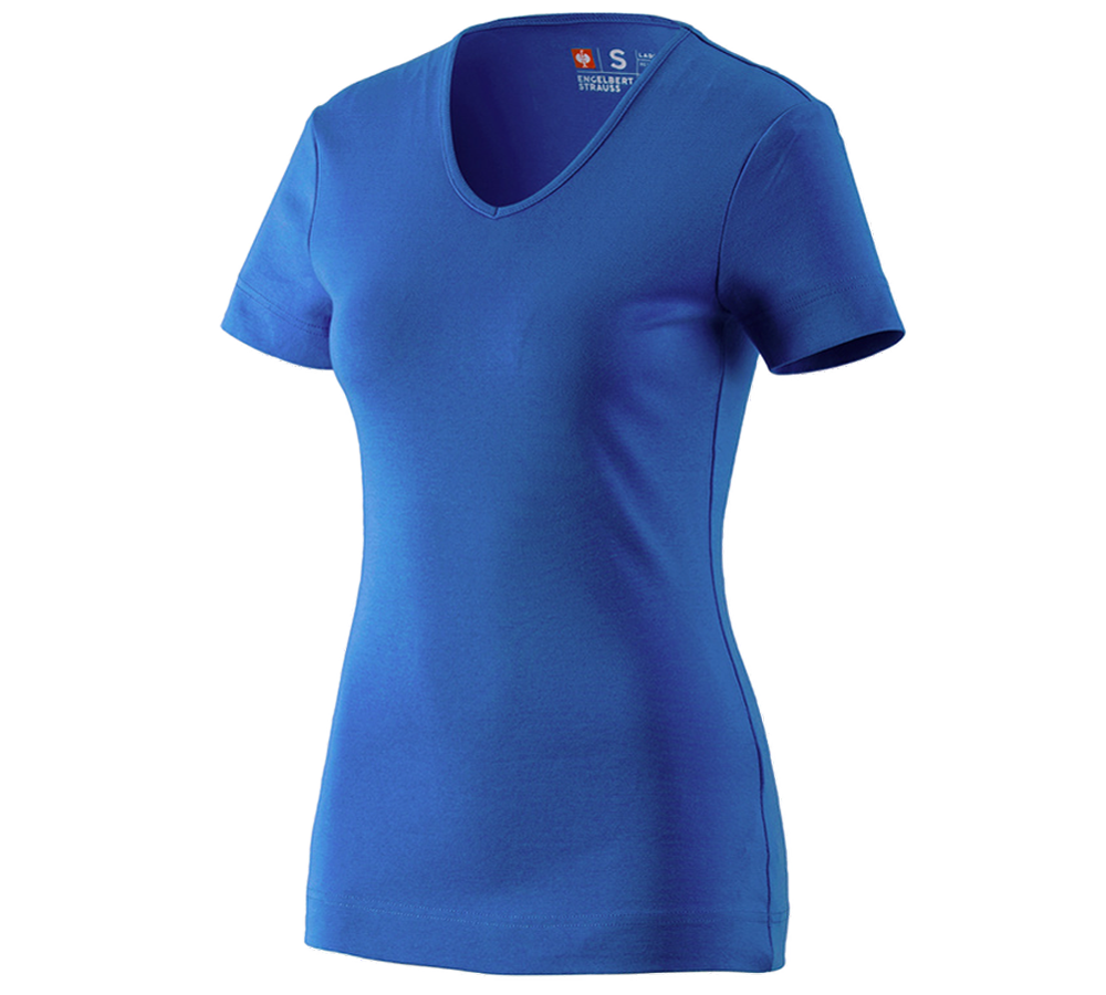 e.s. T-Shirt cotton V-Neck, Damen