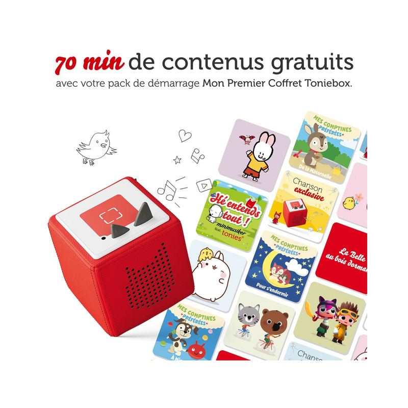 Conteuse Toniebox rouge mon premier coffret Tonies