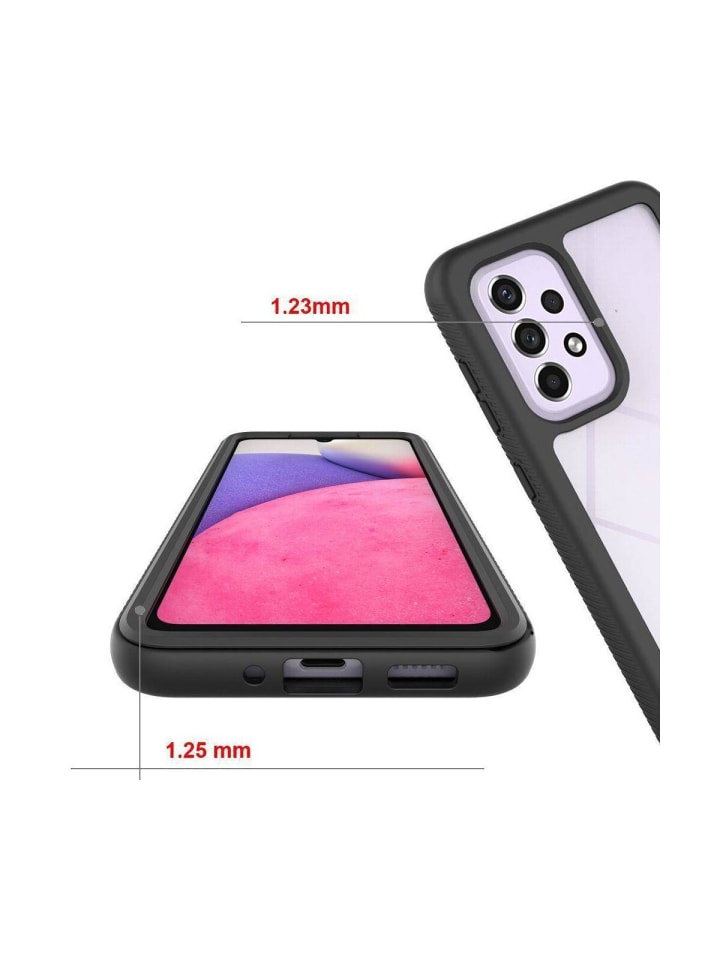 COFI 1453 360° Rundum Schutz Case mit Schutzglas für Google Pixel 9 / 9 Pro in Schwarz günstig kaufen S