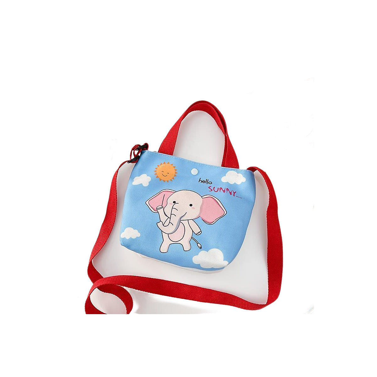 Einstellbar Canvas Handtasche Kinder Tasche Cartoon Leinwand Einkaufstasche Kinder Geschenk Leinwand Schulter Handtasche