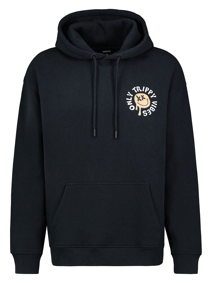Authentic Style Hoodie in Schwarz günstig kaufen