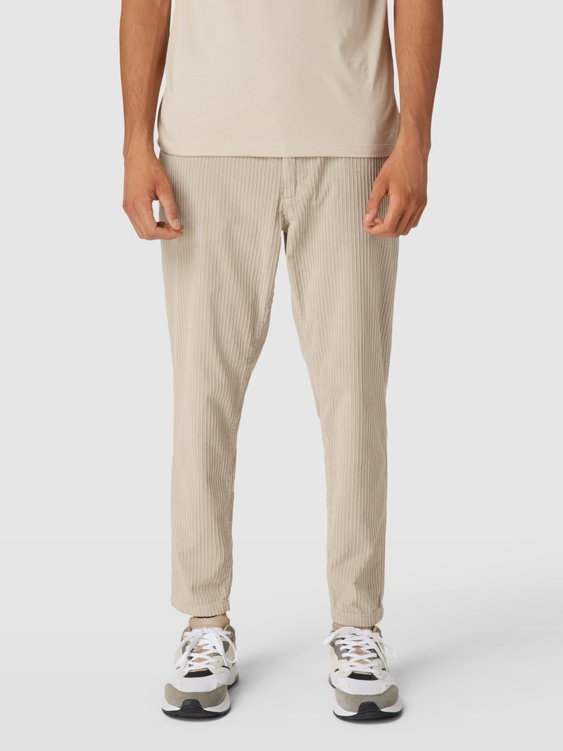 Cordhose aus reiner Baumwolle in ecru
