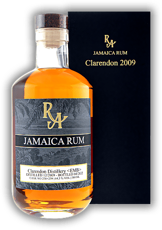 Rum Artesanal Single Cask Jamaica Rum Clarendon Distillery 2009/2022 Cask No. 258 & 259 64,3% Rum Artesanal Single Cask Jamaica Rum Clarendon Distillery 2009/2022 Cask No. 258 & 259 64,3%  Alter 09/22 - 0,5	 Liter - Vol 64,3%