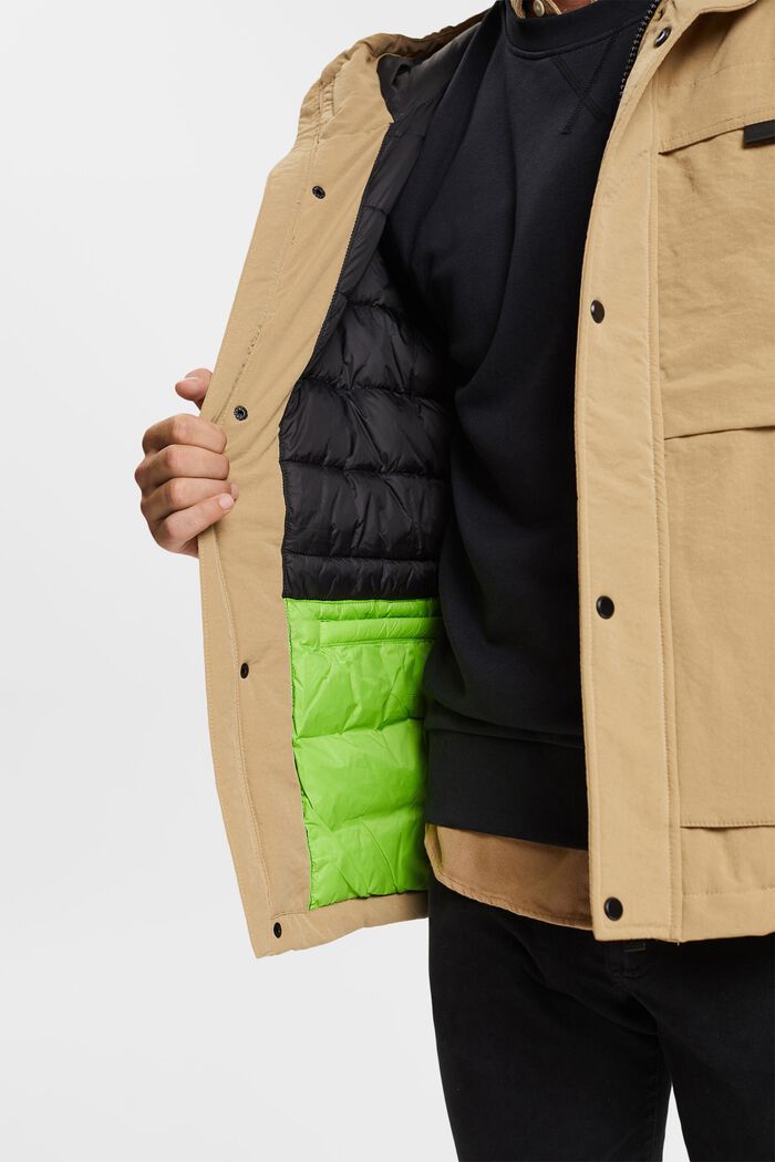 Jacke mit Tunnelzug-Kapuze