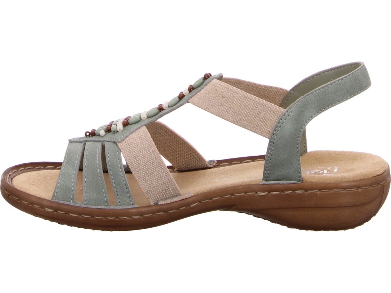 RIEKER Klassische Sandalen grün