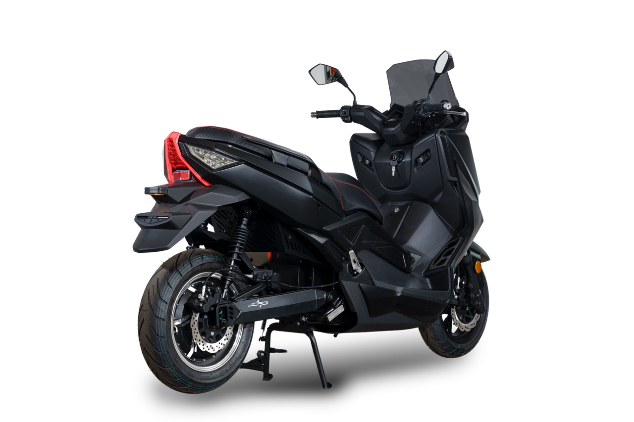 Stormborn Elektro-Motorrad ALEX R - 5kW Motor mit herausnehmbaren Akkus Mattschwarz