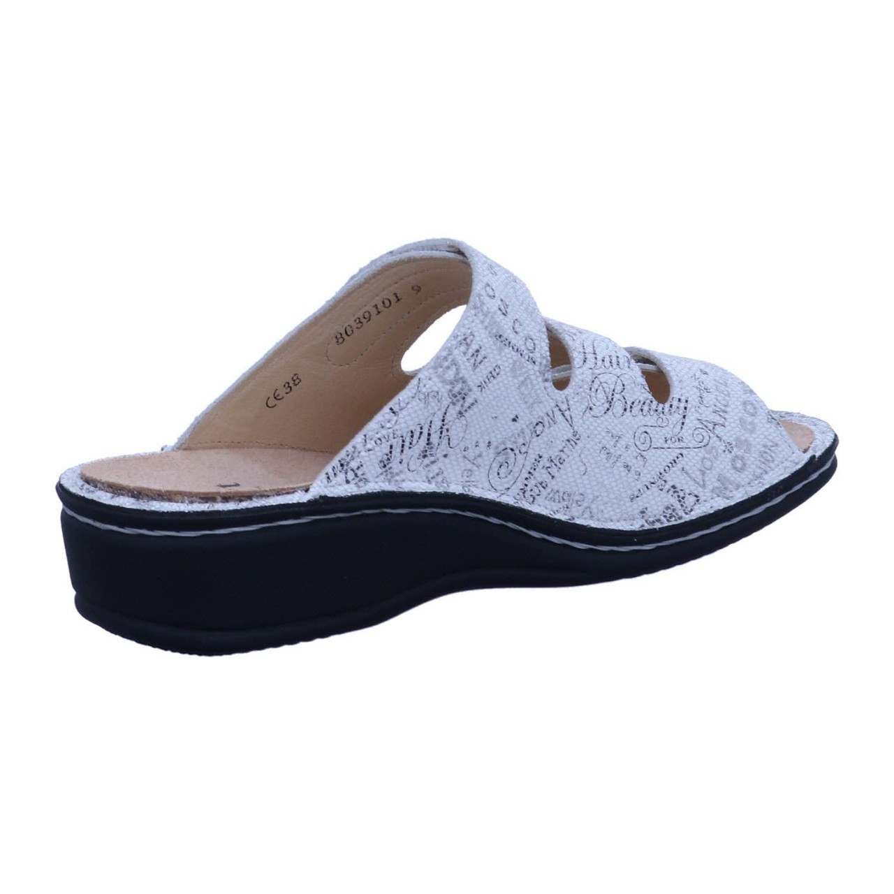 FINN COMFORT Pantoletten weiss
