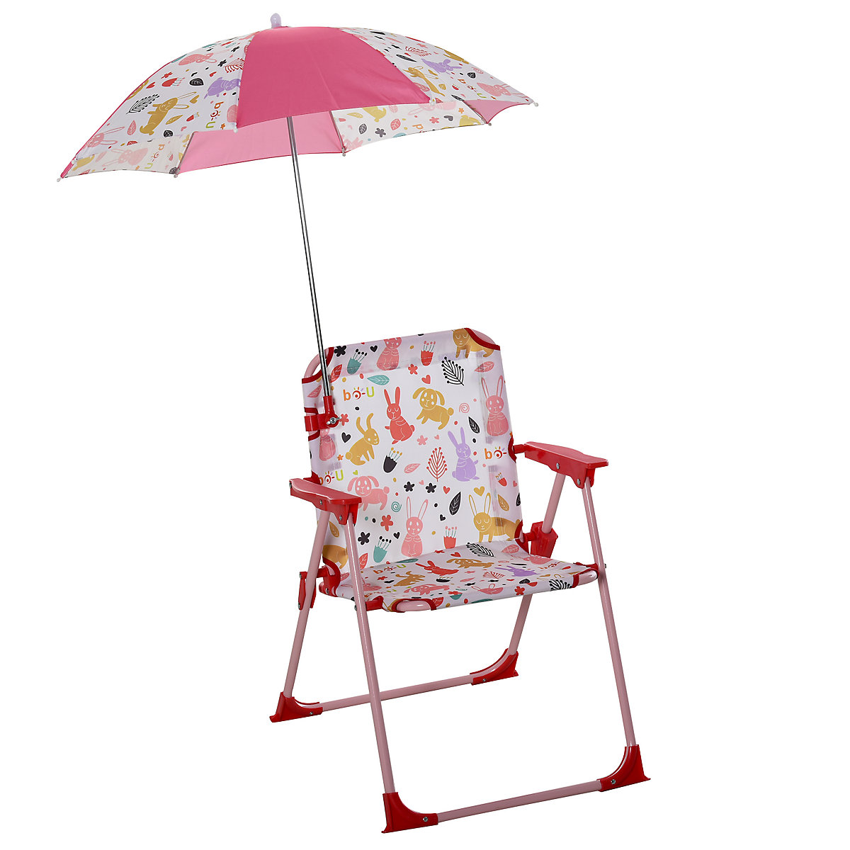 Kinder-Campingstuhl mit Sonnenschirm
