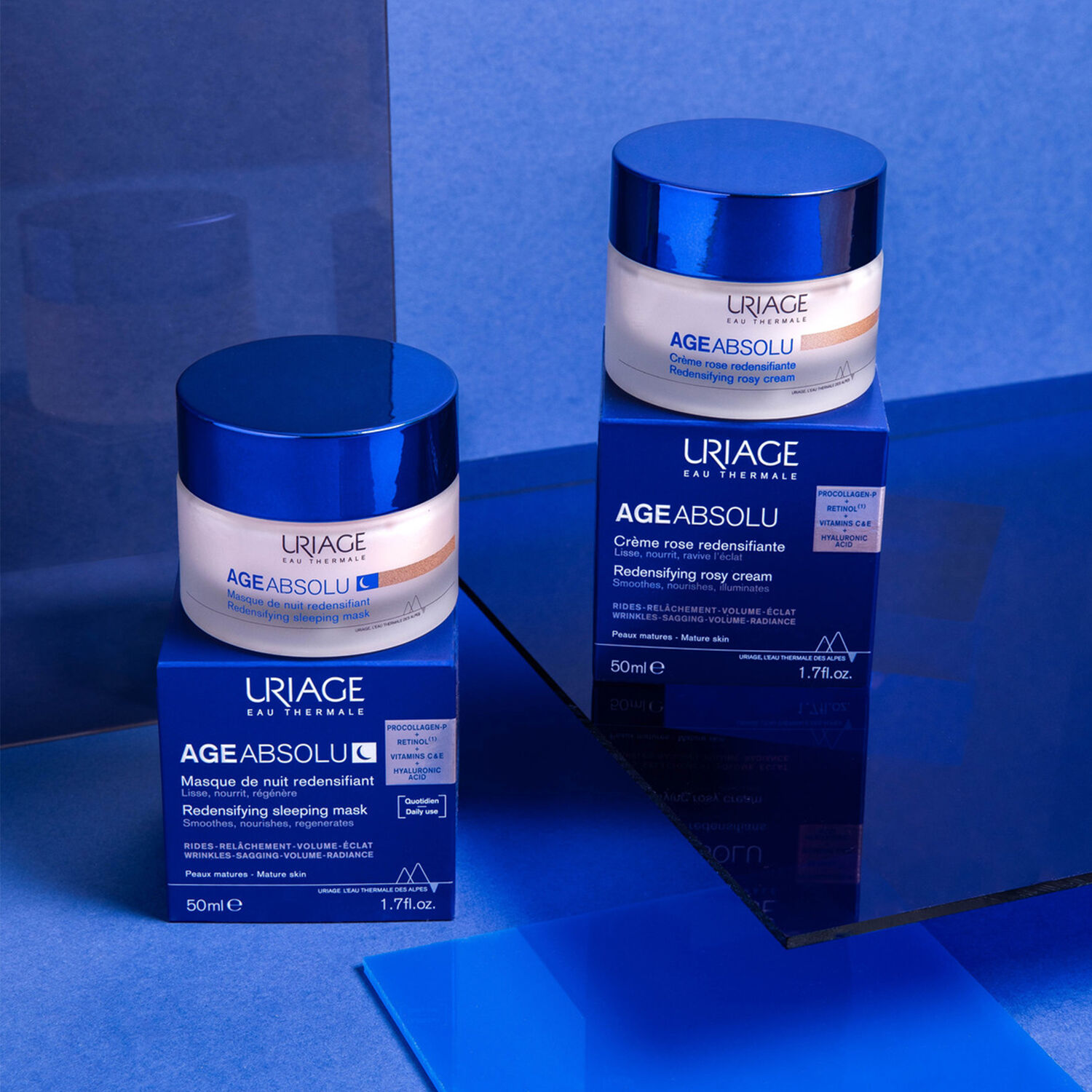 Uriage Age Absolu Masque de Nuit Redensifiant Anti-Âge Global