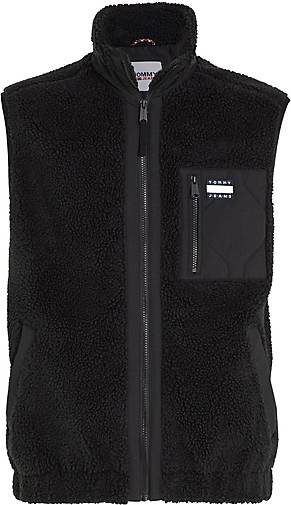 TOMMY-JEANS Herren Weste MEDIA SHERPA