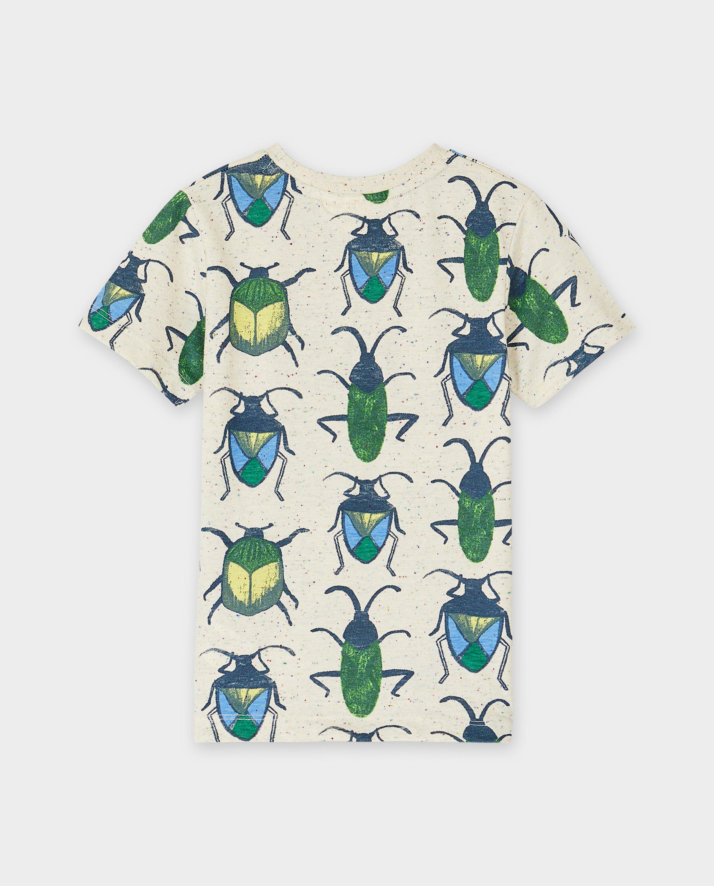 Tricou Sturdy & Jubel cu imprimeu de insecte bej deschis
