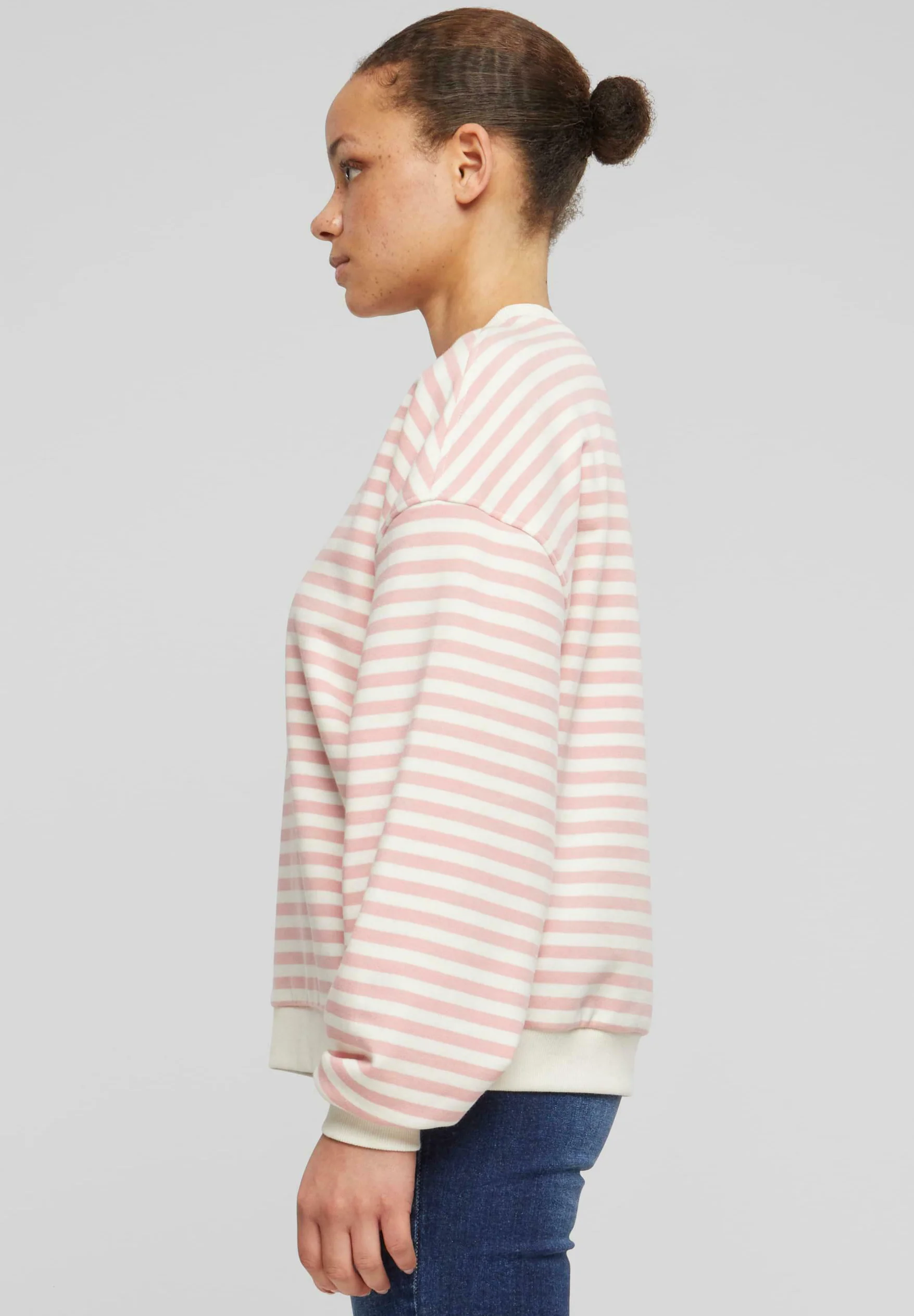 Sudadera Urban Classics con cuello redondo a rayas