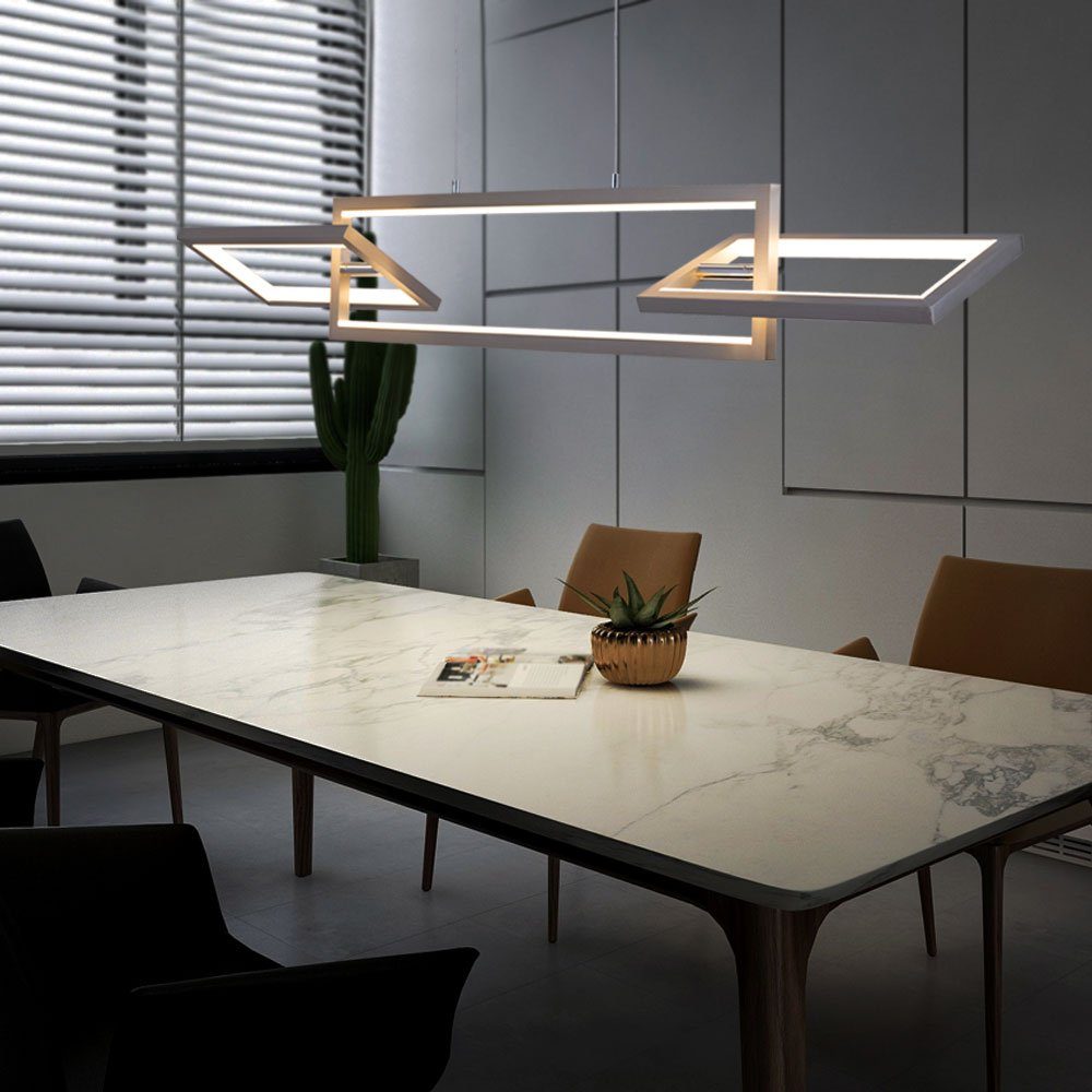 etc-shop LED Pendelleuchte, Leuchtmittel inklusive, Warmweiß, Pendelleuchte Hängelampe Wohnzimmer Designlampe