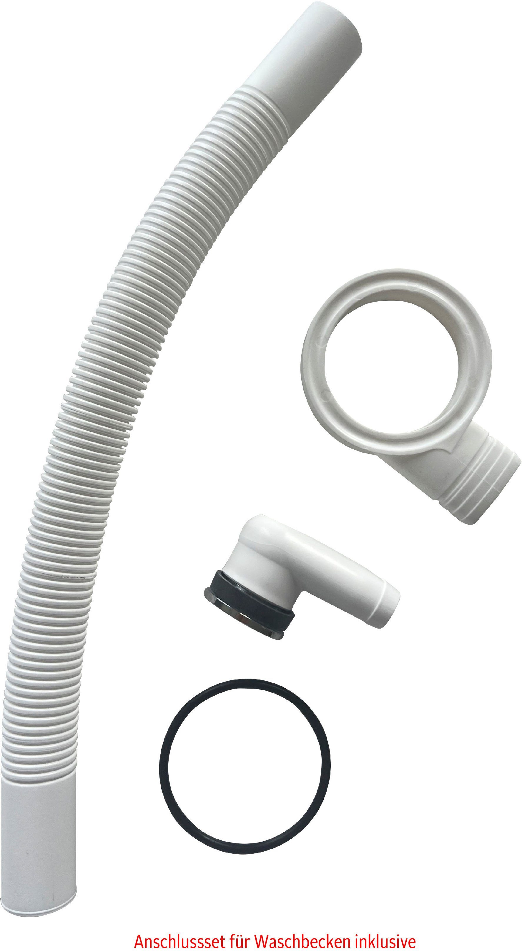 welltime Badmöbel-Set Lorca, (2-St), Badmöbel Waschtisch 60cm mit Spiegel