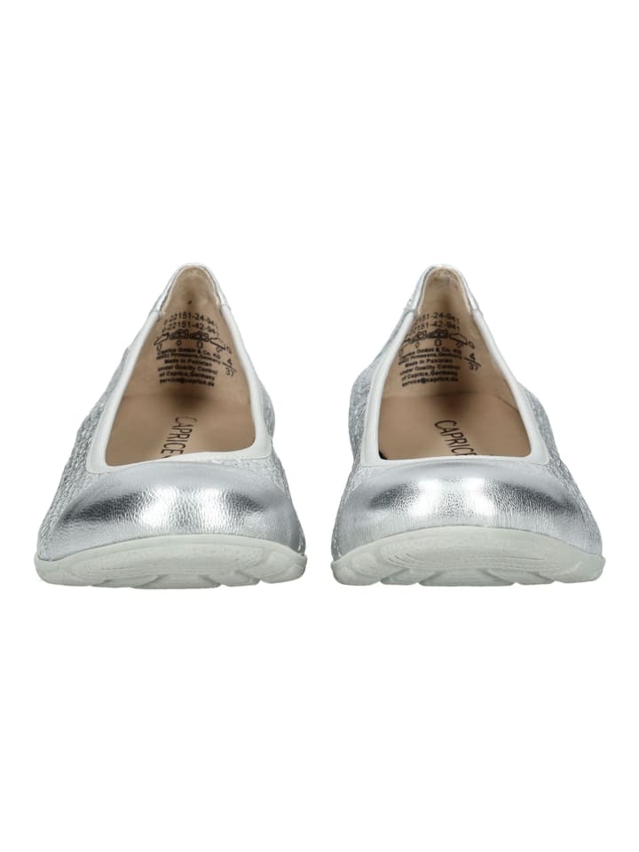 Caprice Ballerinas in Silber günstig kaufen