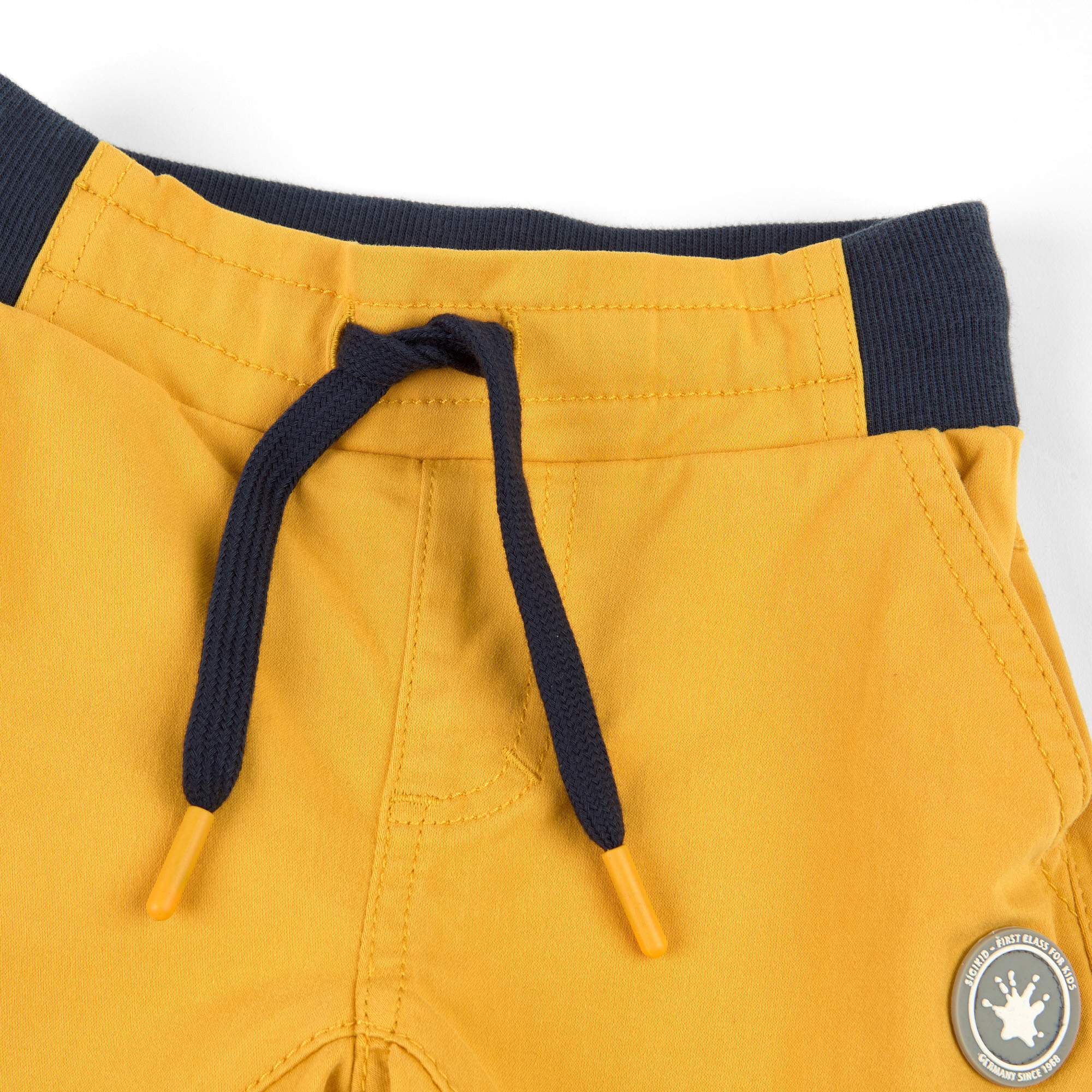 Gelbe Kinder Gabardine Bermuda