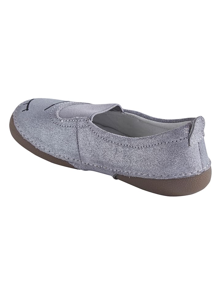vertbaudet Slipper in Silber günstig kaufen