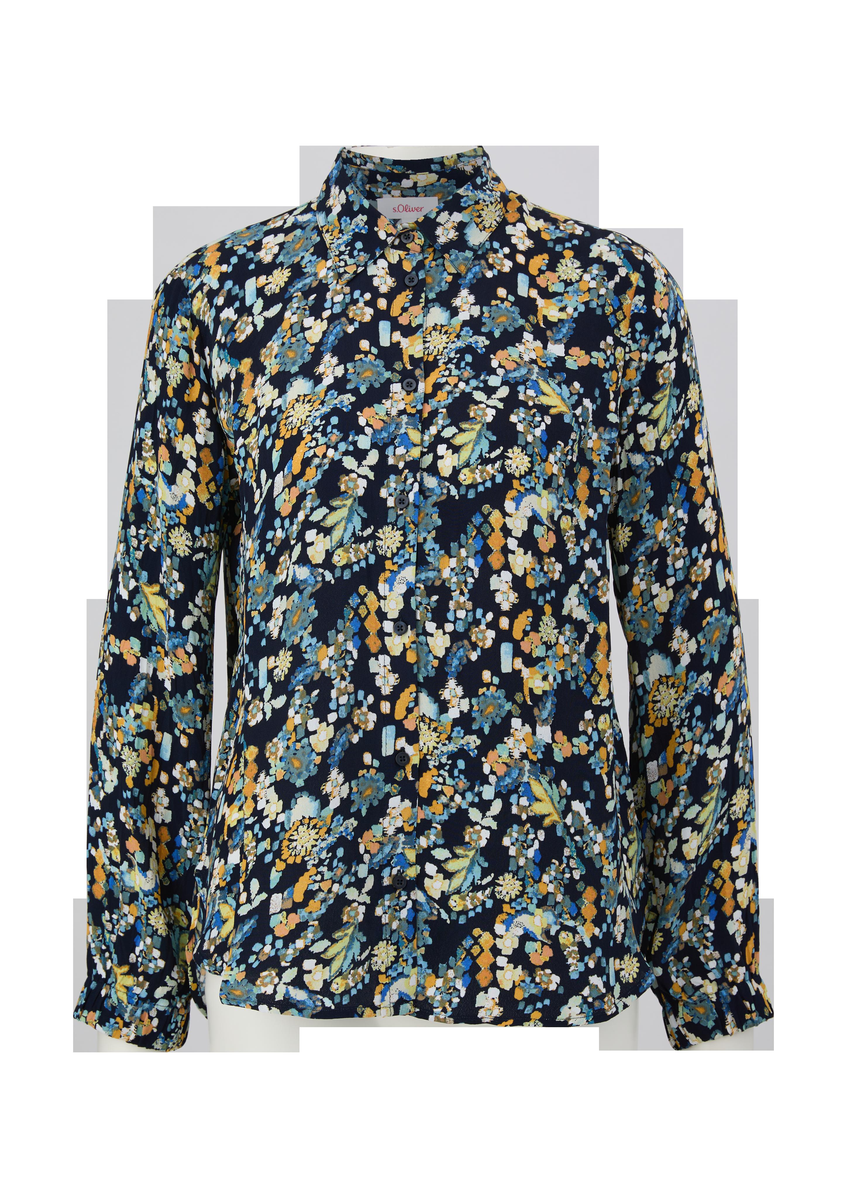 Viskosebluse mit Crêpestruktur  2128304-59A0