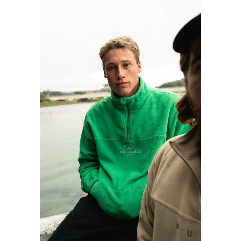 RUSTY MIDDLE SECTION CREW POLAR FLEECE Fleecepullover Herren