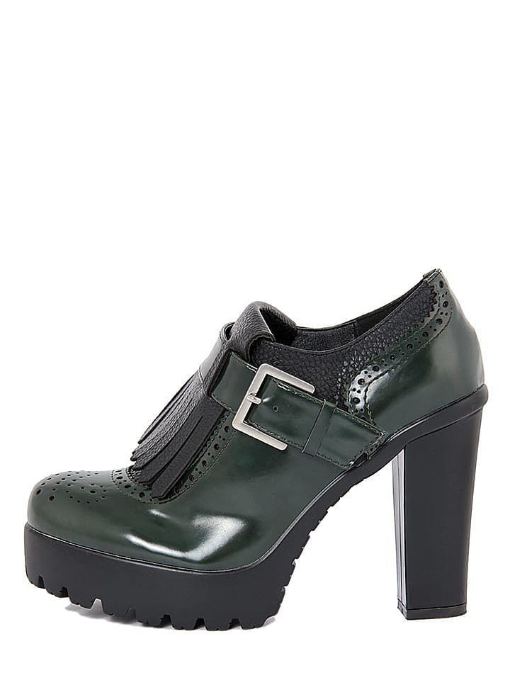 Cristin Ankle-Boots in Dunkelgrün günstig kaufen 36