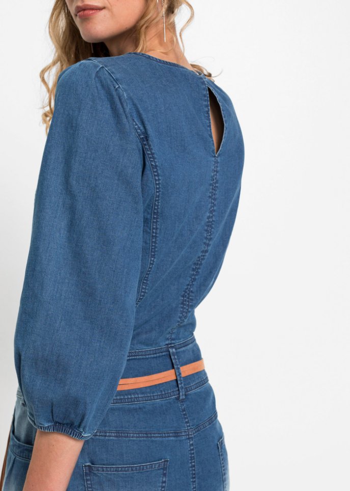 Jeanskleid mit Gürtel