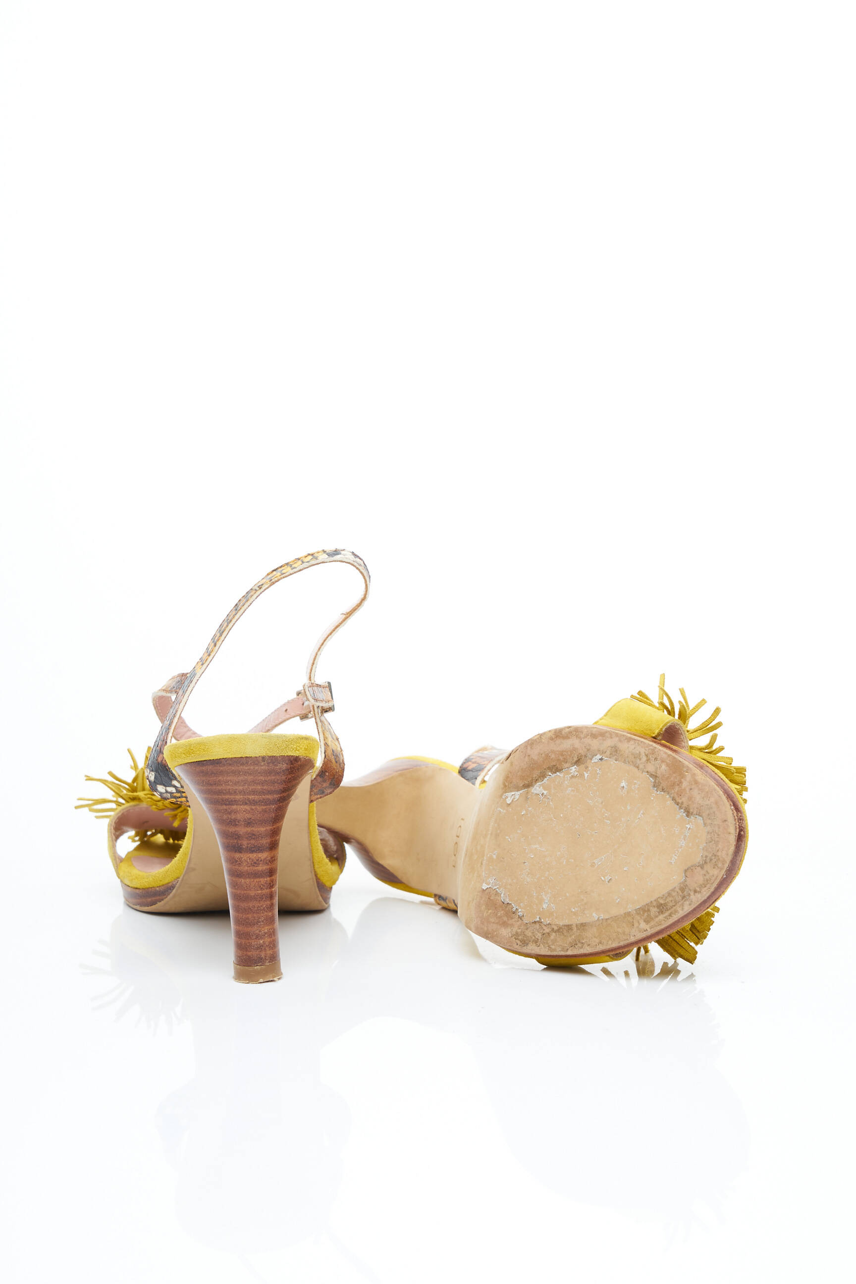 Lodi Sandales Nu Pieds Femme couleur jaune