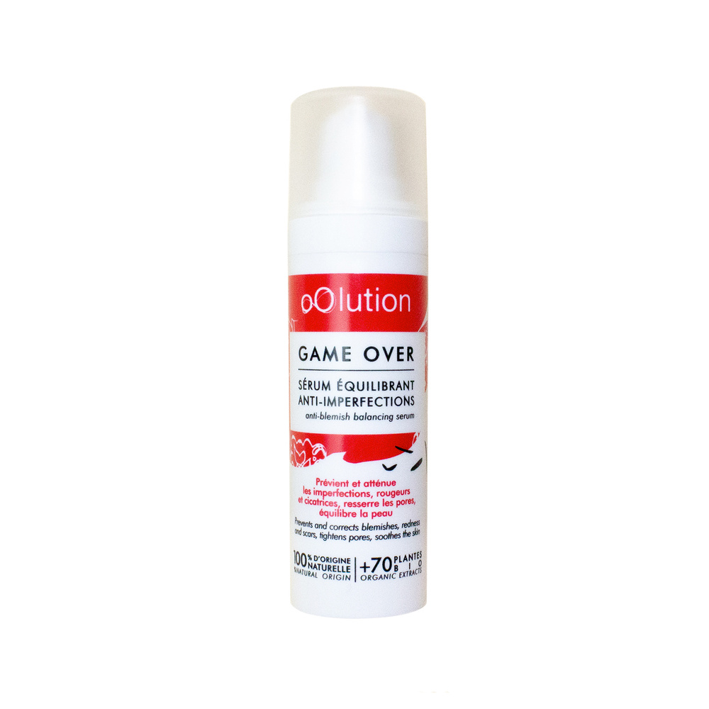 Oolution Game Over sérum équilibrant anti-imperfections