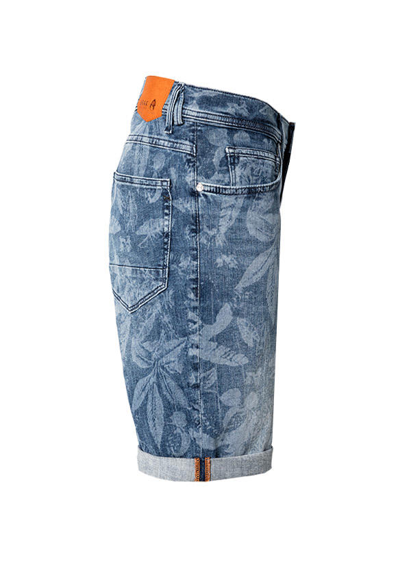 Brax, Jeansshorts, Bio Baumwolle T400®, jeansblau gemustert