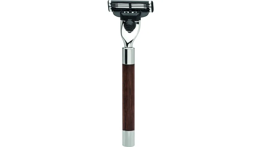 Erbe Rasierer mit Gillette Mach3-Klinge Braun