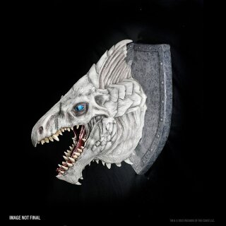 Dungeons & Dragons Replicas of the Realms: 3D Wand-Relief - White Dragon Trophy Plaque