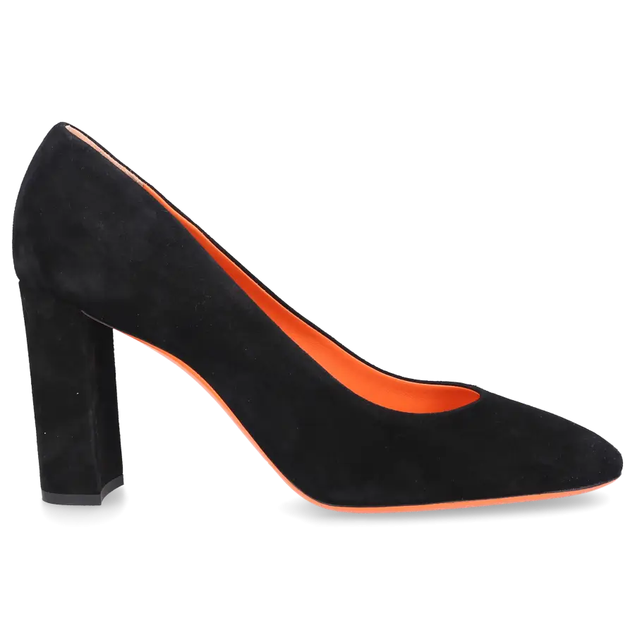 Santoni - Pumps 59658 Veloursleder - schwarz
